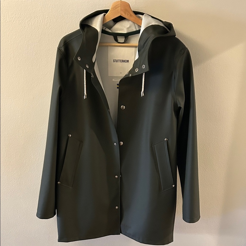 Stutterheim Stockholm Green Raincoat